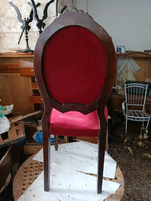 Living room chairs used, set of 6 with minor damages