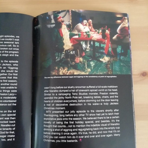 MTV Jackass Official DVD Booklet like new