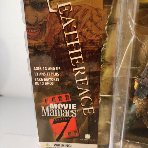 McFarlane Toys Movie Maniacs Series 7 Texas Chainsaw Massacre Leatherface figure new