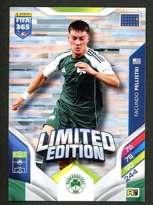 2026 Panini FIFA 365 Adrenalyn XL Limited Edition Pellistri Panathinaikos pack like new