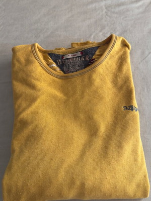 Hilfiger Denim XL Mustard Sweater used, 100% cotton