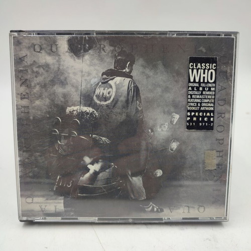 The Who Quadrophenia Classic Remastered CD like new, rock
