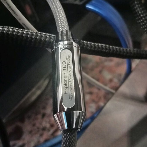 Siltech Explorer 180i RCA cable 0.75 m like new with box and certificate