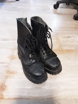 Μπότες Pure Trash μεταχειρισμένες, μαύρες, μέγεθος 38