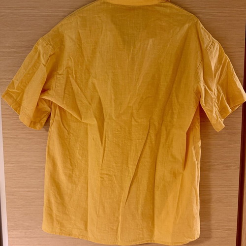 Shein short-sleeve shirt like new, yellow, XS