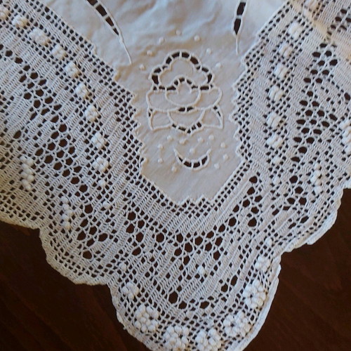 Tablecloths set of 2 60×60 knitted with fabric new