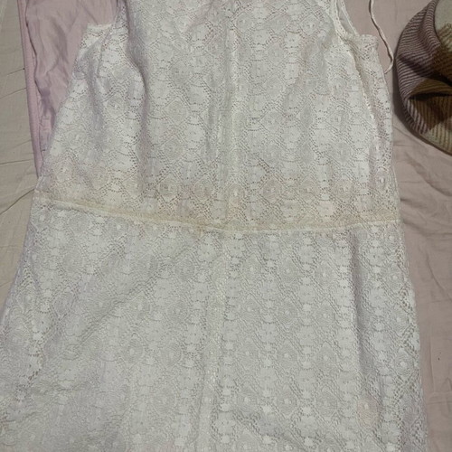 Long white dress used