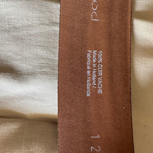 Leather belt like new, brown, size 85