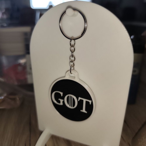 Game of Thrones Premium 3D Printed Keychain new