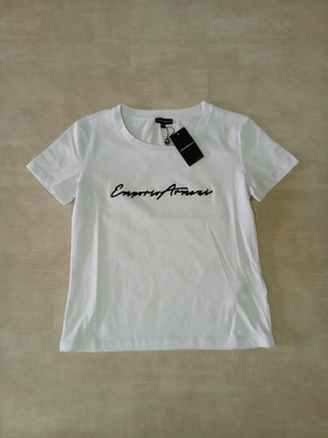 Emporio Armani women's t-shirt new, white, XL