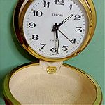  Vintage ρολόι ταξιδιού μηχανηκο EUROPA 2 Jewels Made in Germany.1960.