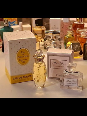 Dior μινιατούρες Eau de Dolce Vita και Miss Dior Blooming Bouquet καινούργιες