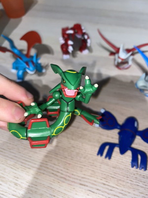 Pokemon Hoenn Legendary and Mythical Figures pack used
