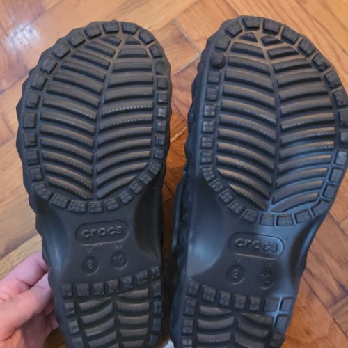Crocs Geometrical clogs new, size 41-42, black