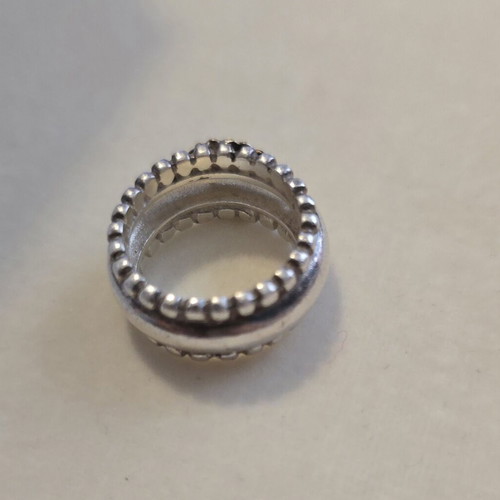 Silver 950 and 18K gold portrait ring, size 52