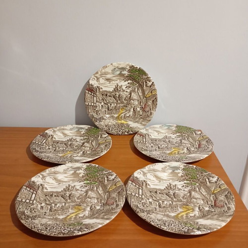 Plates England enoch Wedgwood 5 pieces