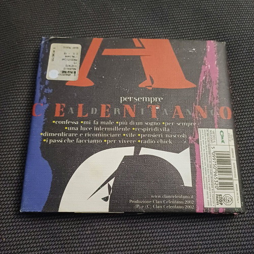 Adriano Celentano Per Sempre CD album like new with poster, rock