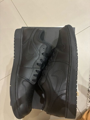 Air Jordan 1 Low Μαύρα καινούργια, μέγεθος 46