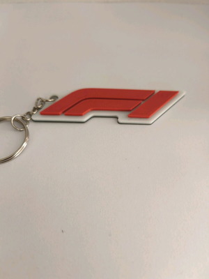 F1 3D Printed Keychain bicolor red and white new