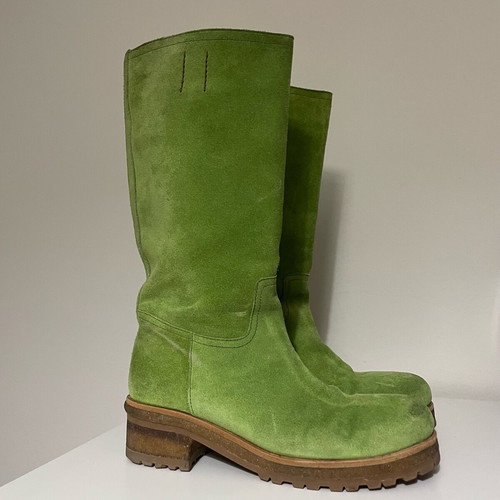 Fratelli Karida leather boot like new, size 37, green