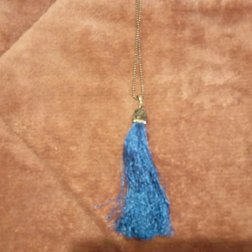 Long earrings used boho style with free tassel necklace