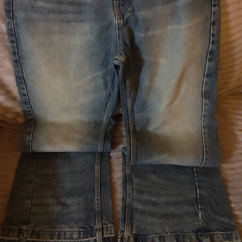 Bershka flare jeans men's blue like new, size 38