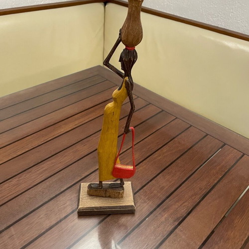 Wooden sculpture from Madeira new, height 35 cm