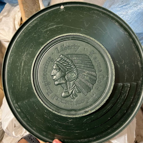 Gold pan used