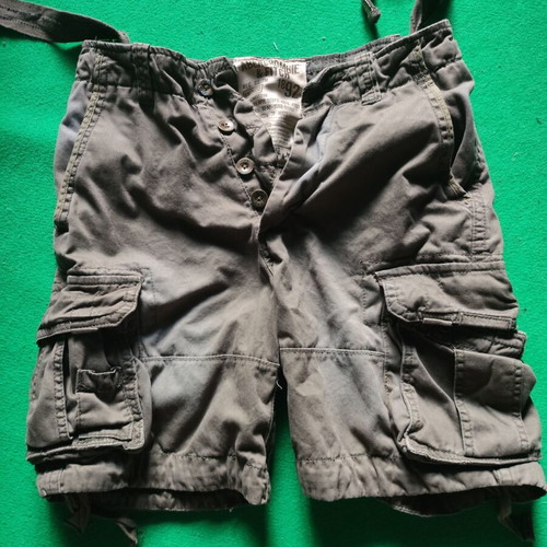 Abercrombie & Fitch Cargo Shorts used, men's khaki size 32