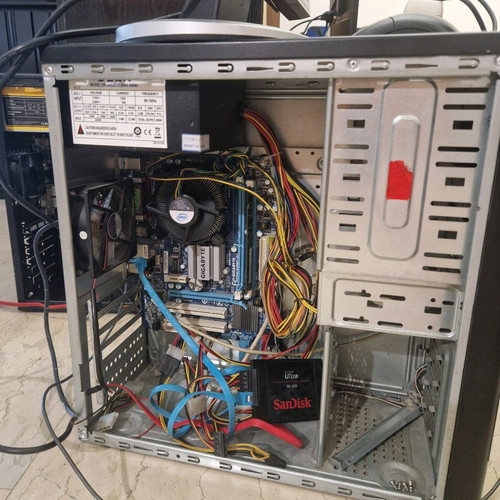 Used computer with monitor, keyboard and mouse