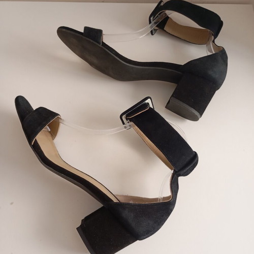 Toral Suede Sandals like new, women's size 38, black