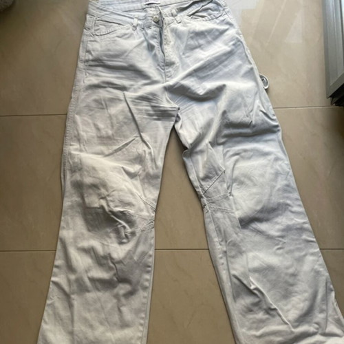 Zara Cargo Straight Pants like new, size 42, light gray
