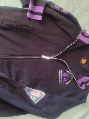 Zippered jacket used, size M