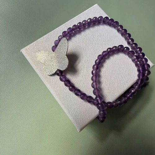 Handmade Necklace Silver 925 and Amethyst new