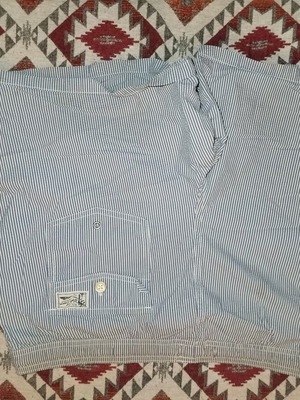 Polo Ralph Lauren Seersucker ριγέ μαγιό σορτς σαν καινούργιο, εφηβικό XL