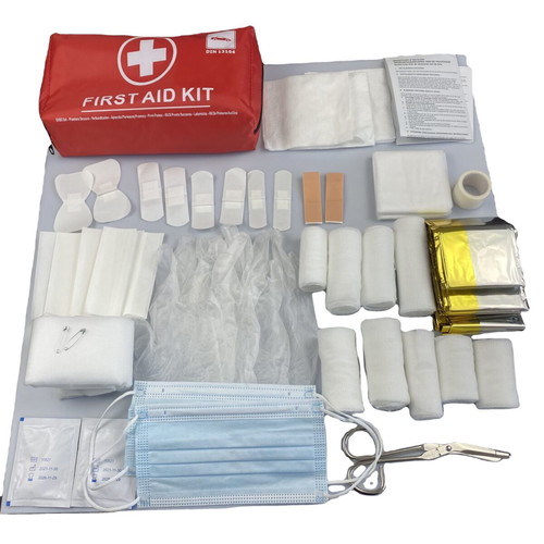Car First Aid Kit New, DIN 13164:2022 Certified