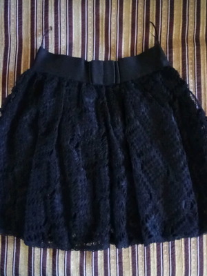 On Line black skirt like new, size M 38 10