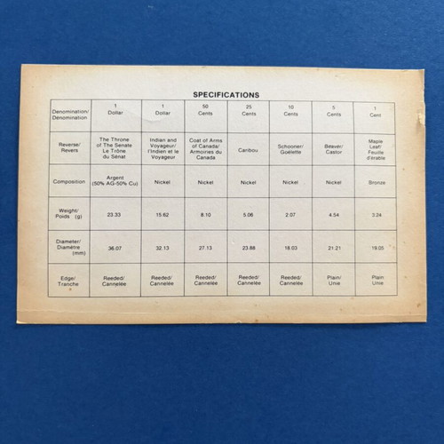 1977 Canada Double Dollar Specimen Set like new
