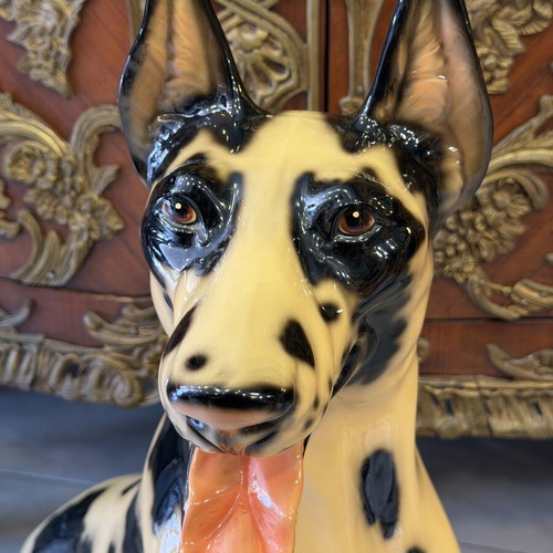 Porcelain dog like new