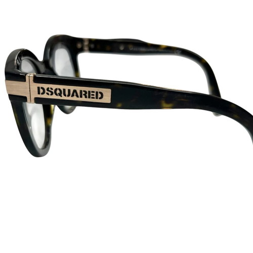 Dsquared2 round sunglasses, brown frame