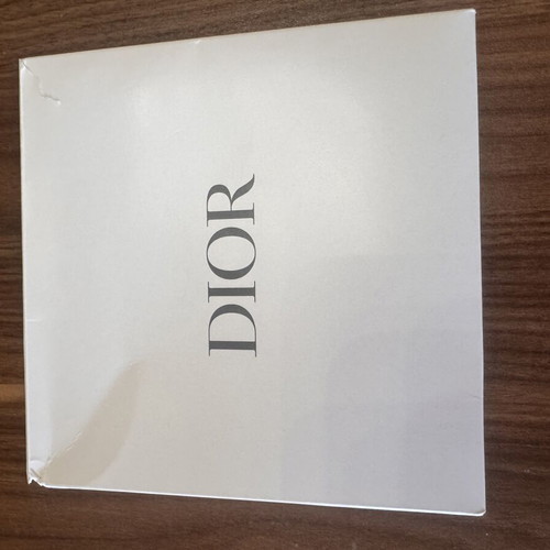 Dior Beauty Silver Round Cosmetics Pouch