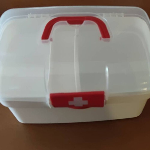 First Aid Kit new with handle and secure closure