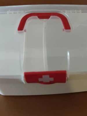 First Aid Kit new with handle and secure closure