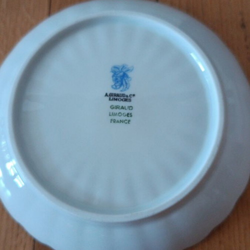 A. Giraud & Cie Limoges France porcelain collector's plate 14cm