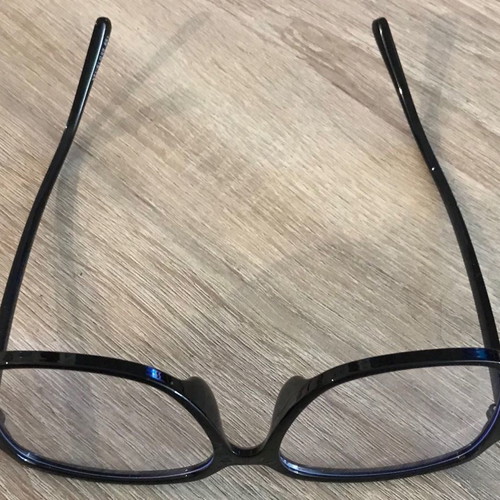 Glasses new, black with anti-blue protection