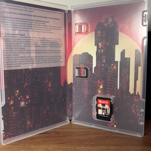 Foreclosed Nintendo Switch game like new, cyberpunk action-adventure