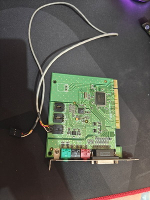 Creative Sound Blaster PCI 128 sound card ES1371/ES1373 with CD audio cable