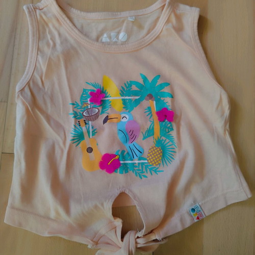 AKO set 98 cm like new, multicolored orange