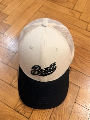 Καπέλο Brett καινούργιο, μαύρο και μπεζ, one size