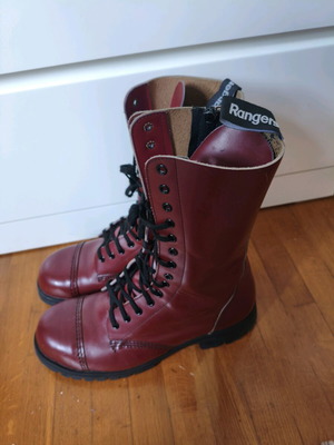 Getta Rangers μπότες 14αρες 42.5 με κορδόνια και custom πλαϊνό φερμουάρ σαν καινούργιες